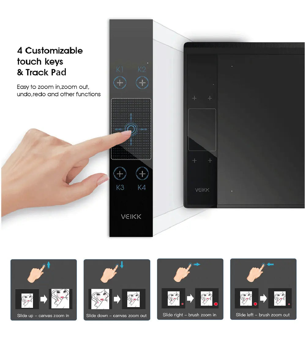 A30 Graphics Tablet Remote Office&Education 10X6 Inch Large Active Area Support Android Mac Linux Digital Drawing Tablets