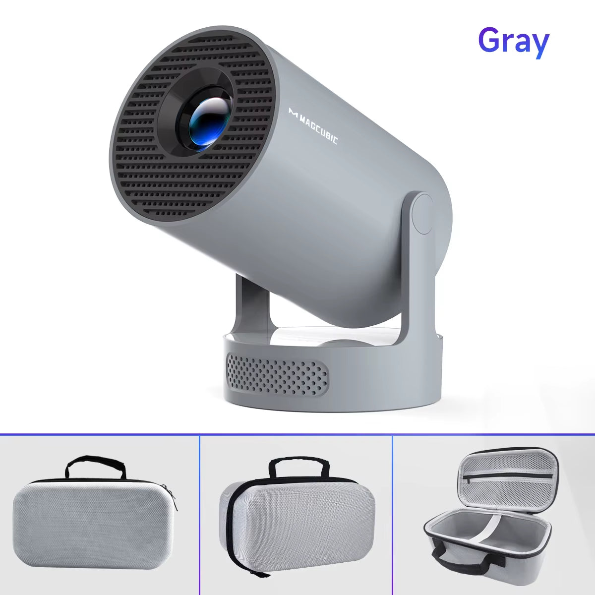 Magcubibc 8K Wifi6 HY300 Pro Projector Android 14 290 ANSI Dual WIFI Allwinner H726 BT5.4 720P Home Cinema Outdoor Portable