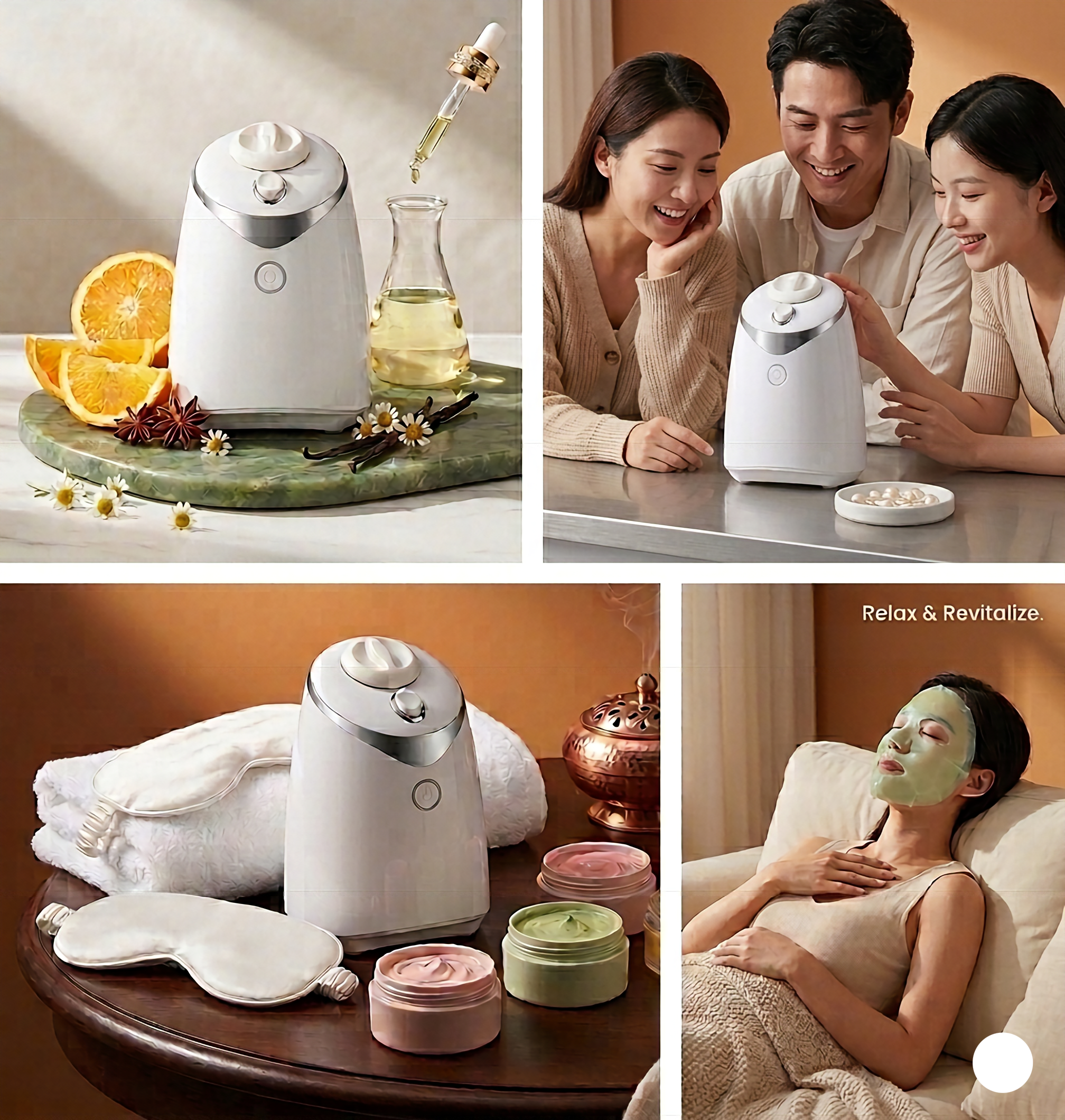 Self-make natural fruit face mask machine