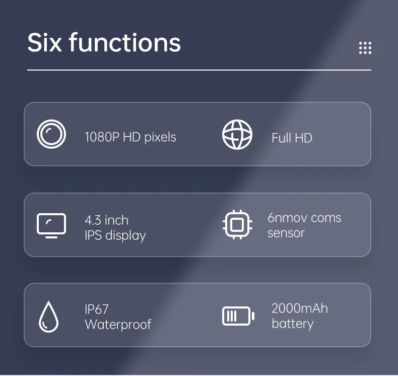 Endoscope Camera 8mm HD1080P