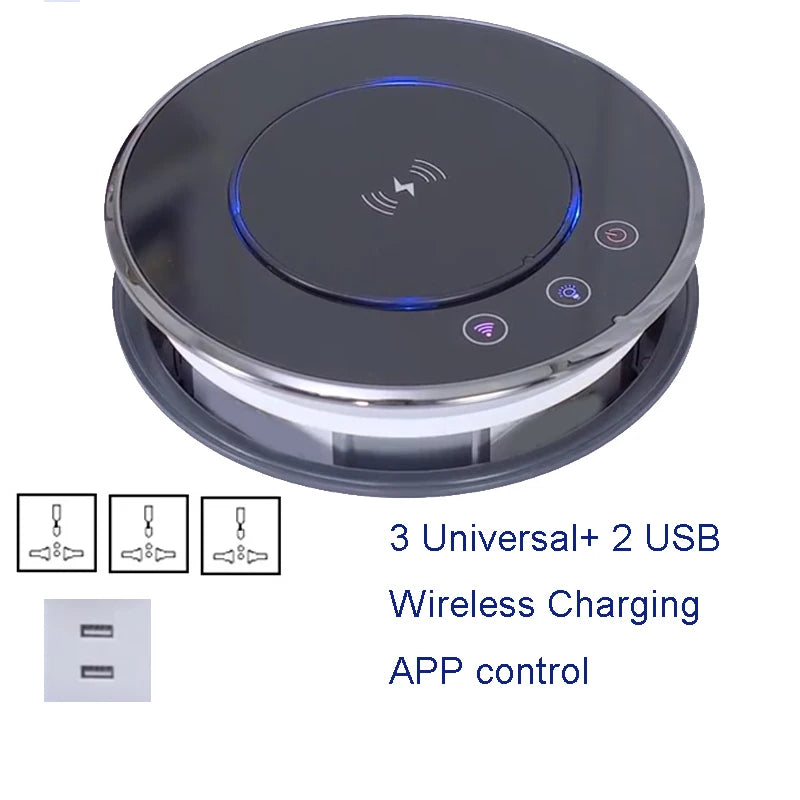 Smart lifting socket