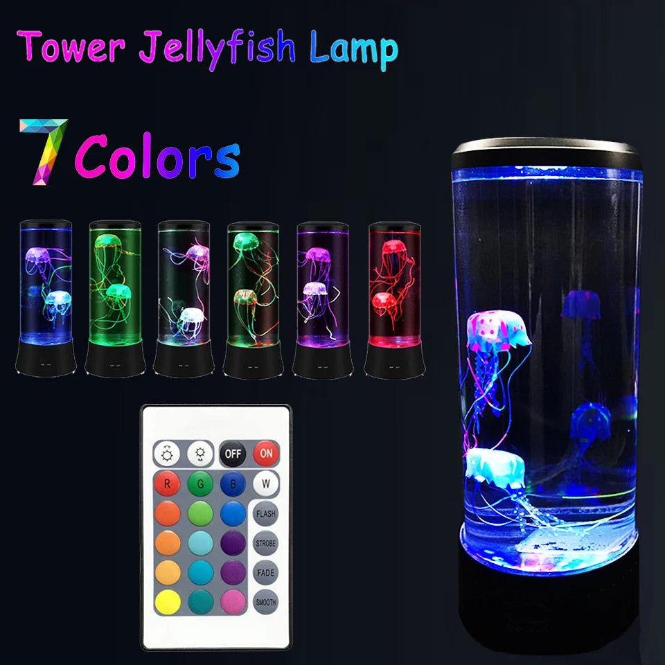 Jellyfish lamp led night light