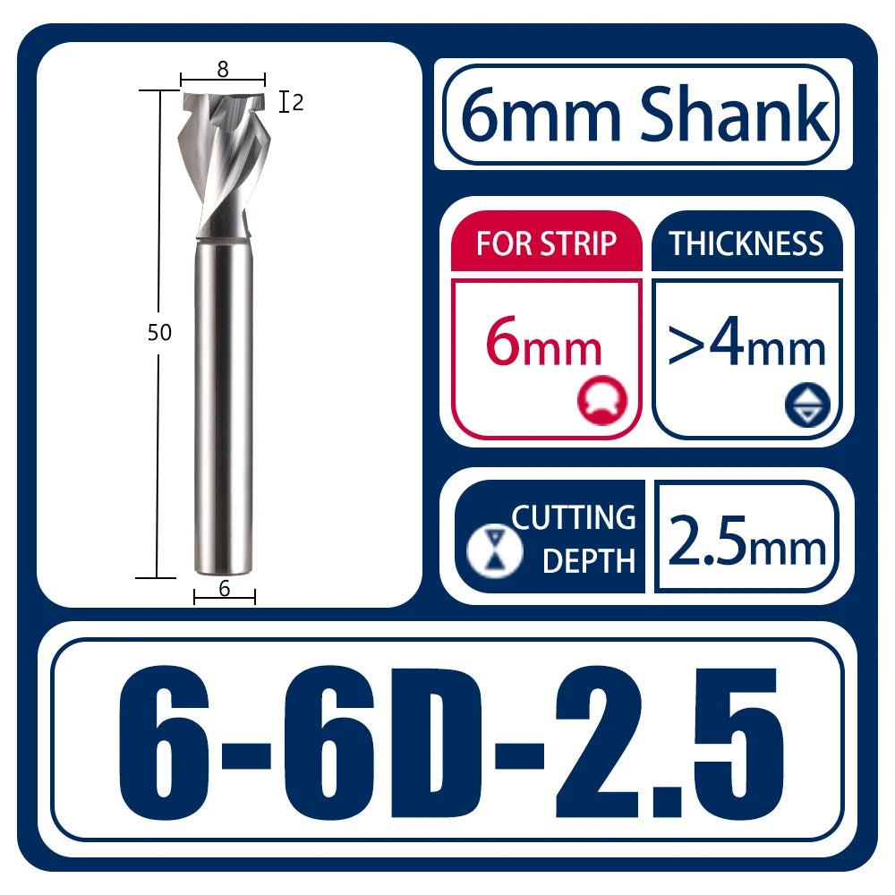 N010 milling cutter for neon light stripe