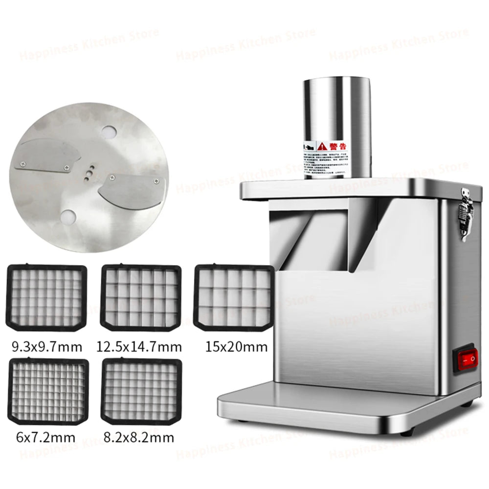Electric vegetable cutter fruit slicer tomato pieces or cube !