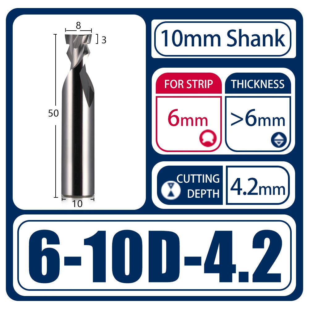 N010 milling cutter for neon light stripe