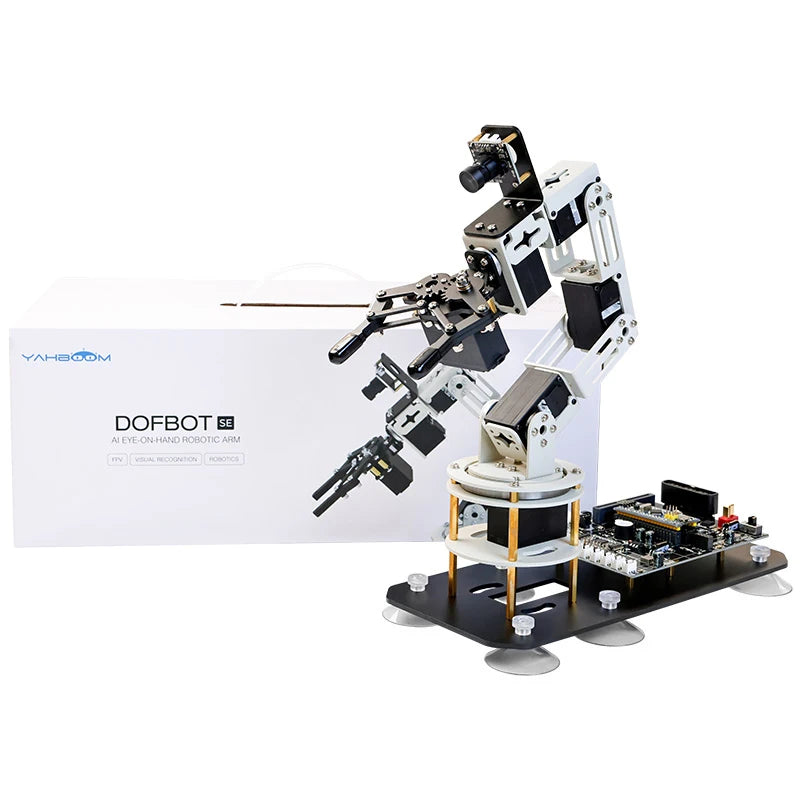 Robotic arm AI vision python programming