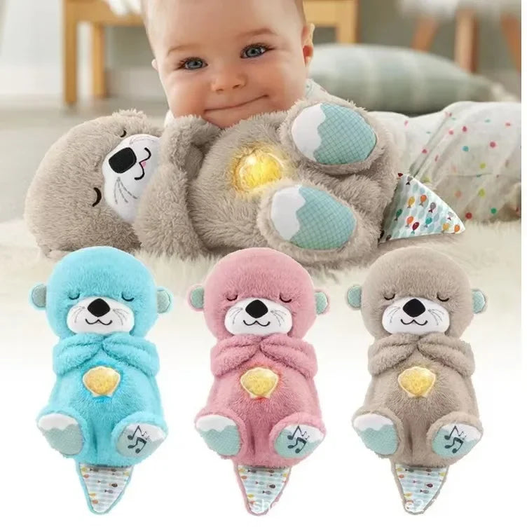 Baby breathing bear soothing Otter Plush - perfect for children!