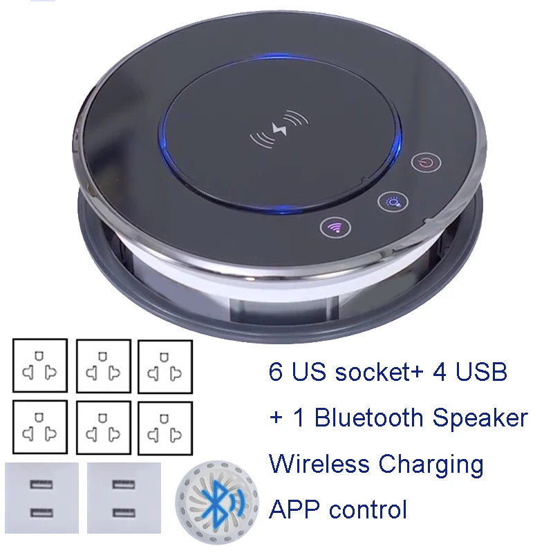 Smart lifting socket