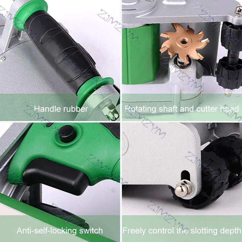 Industrial wall chaser electric wall line slot machine