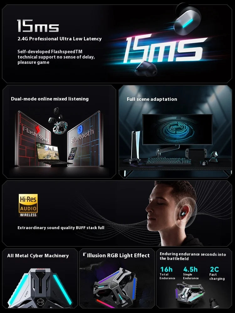 Esports earphones 2.4G