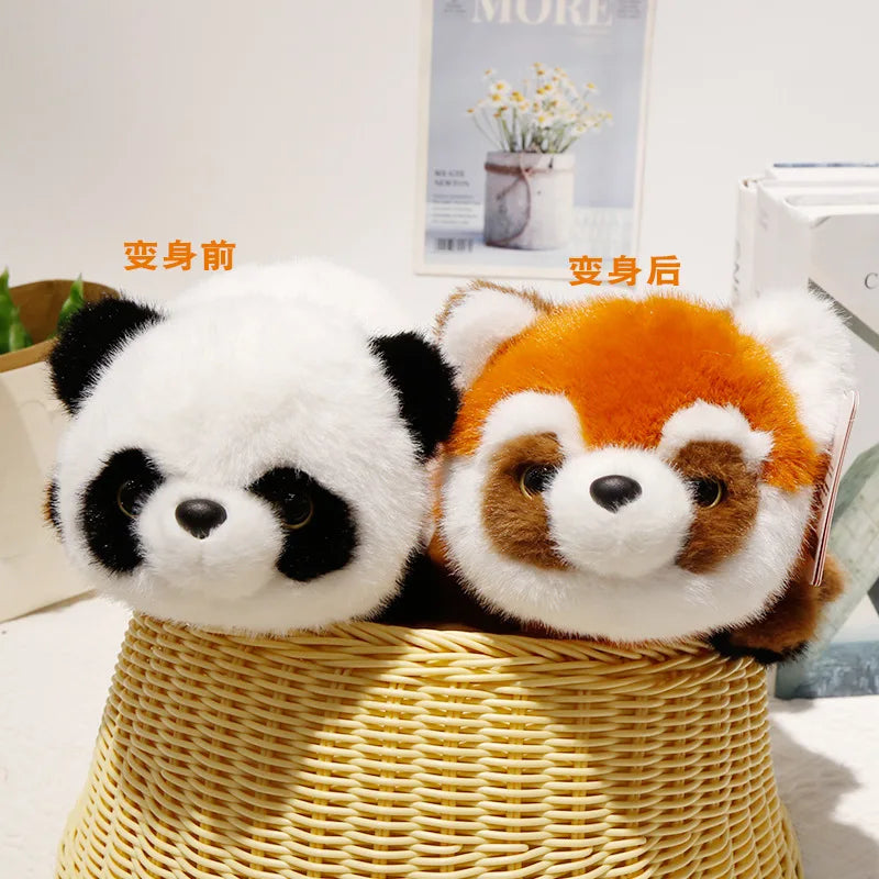 Red Panda Plush Pillow: Cuddly & Transforming