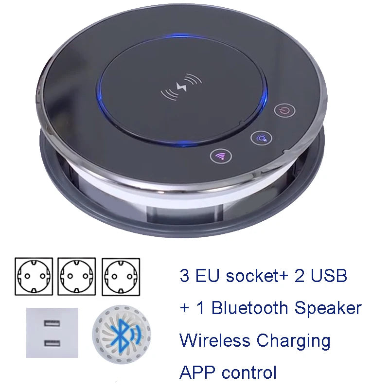 Smart lifting socket