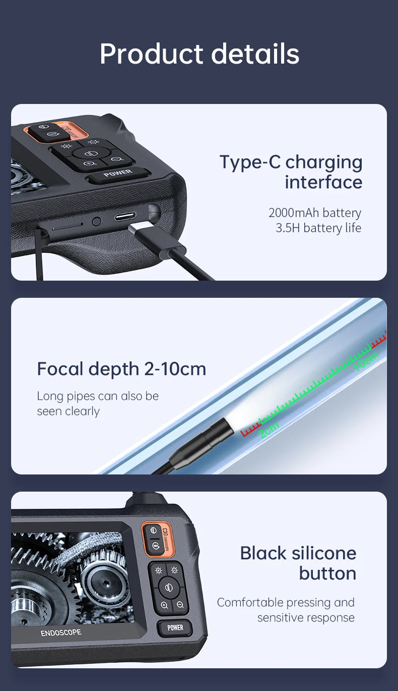 Endoscope Camera 8mm HD1080P
