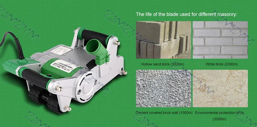 Industrial wall chaser electric wall line slot machine