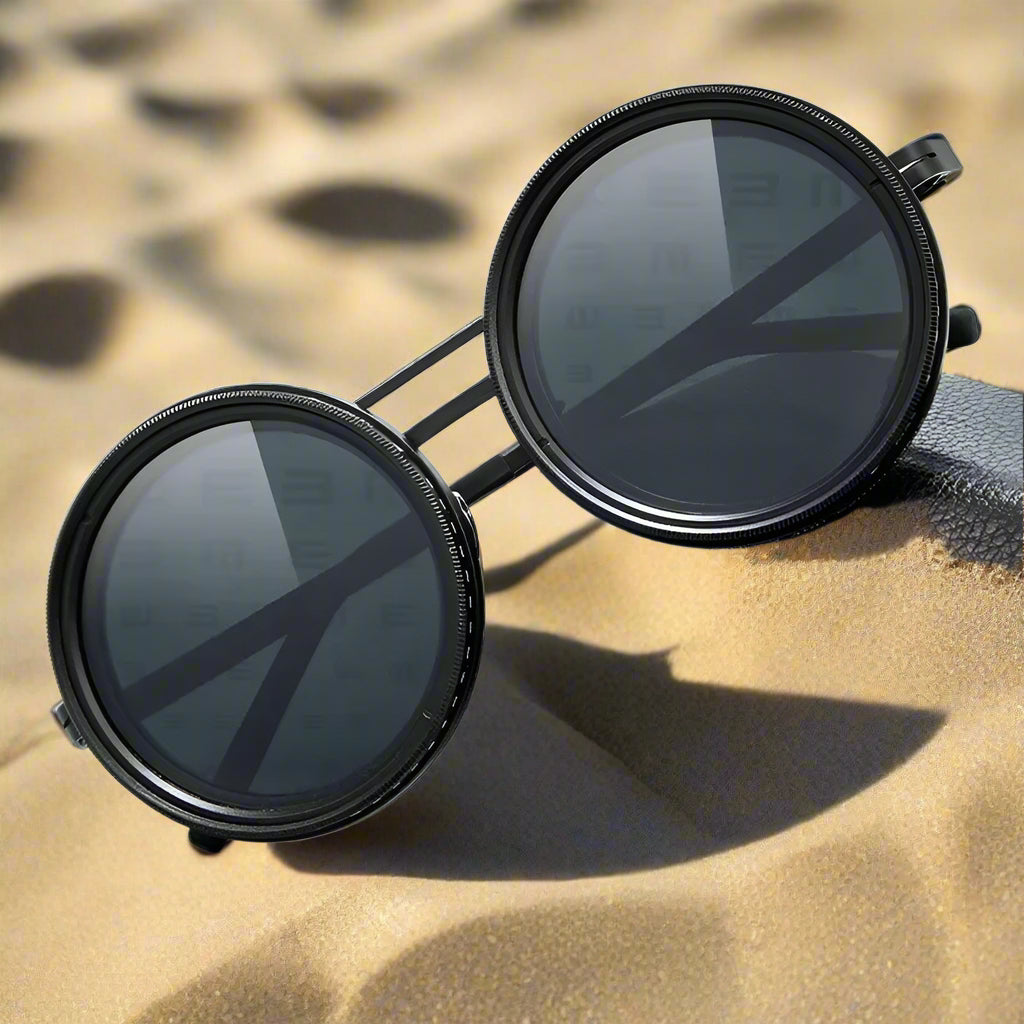 Adjustable dimming sunglasses