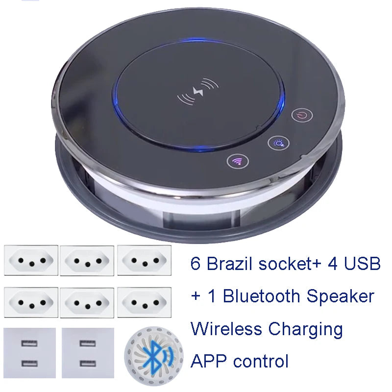 Smart lifting socket