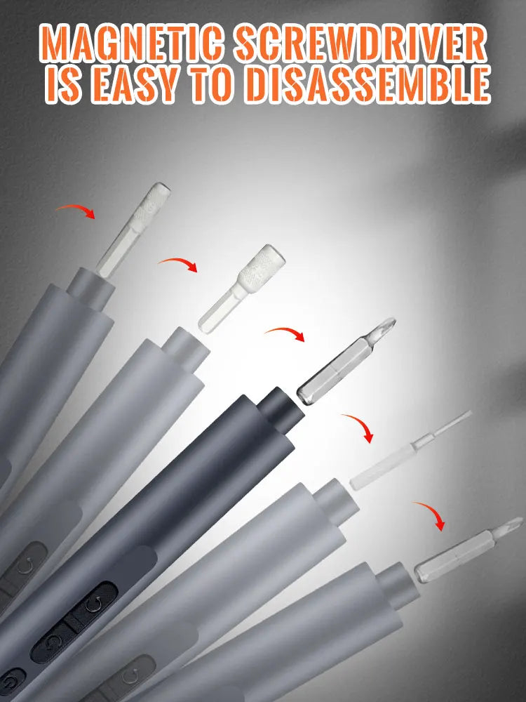 Precision electric screwdriver set