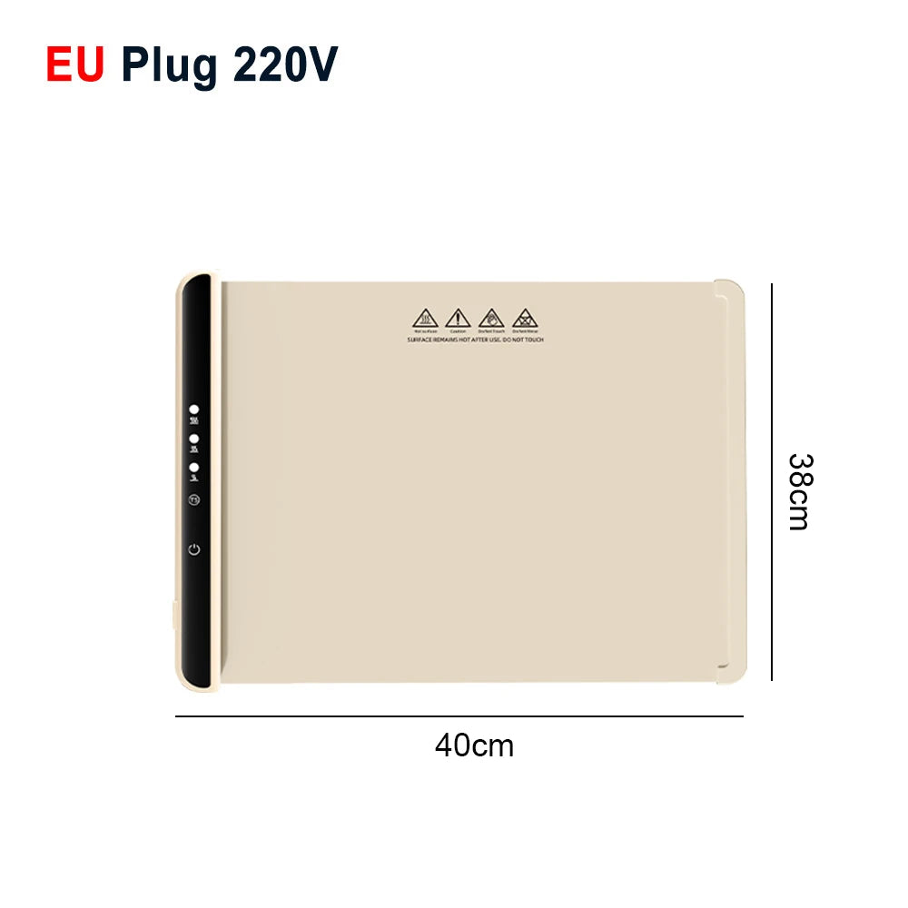 Electric warming tray food