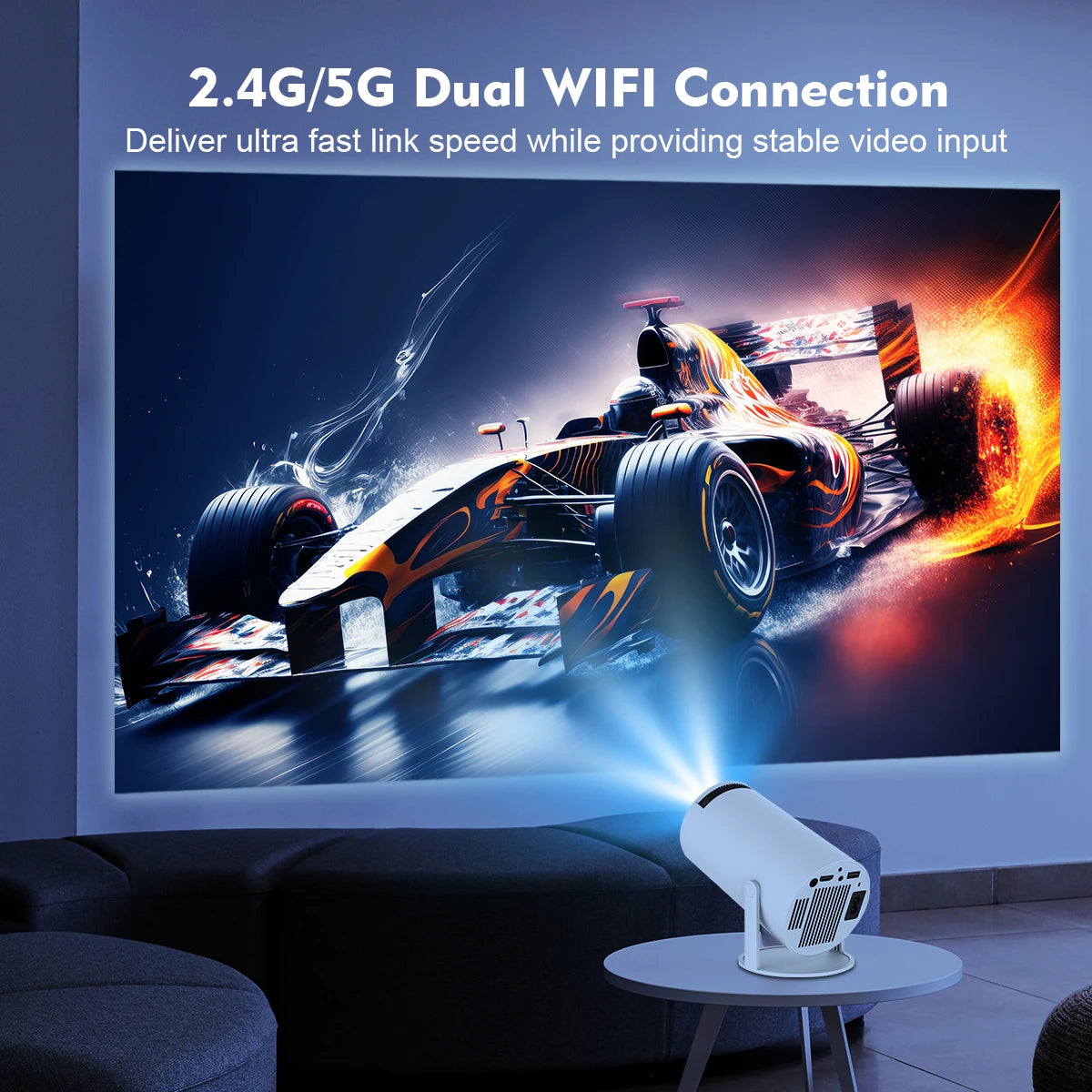 Portable projector 4K