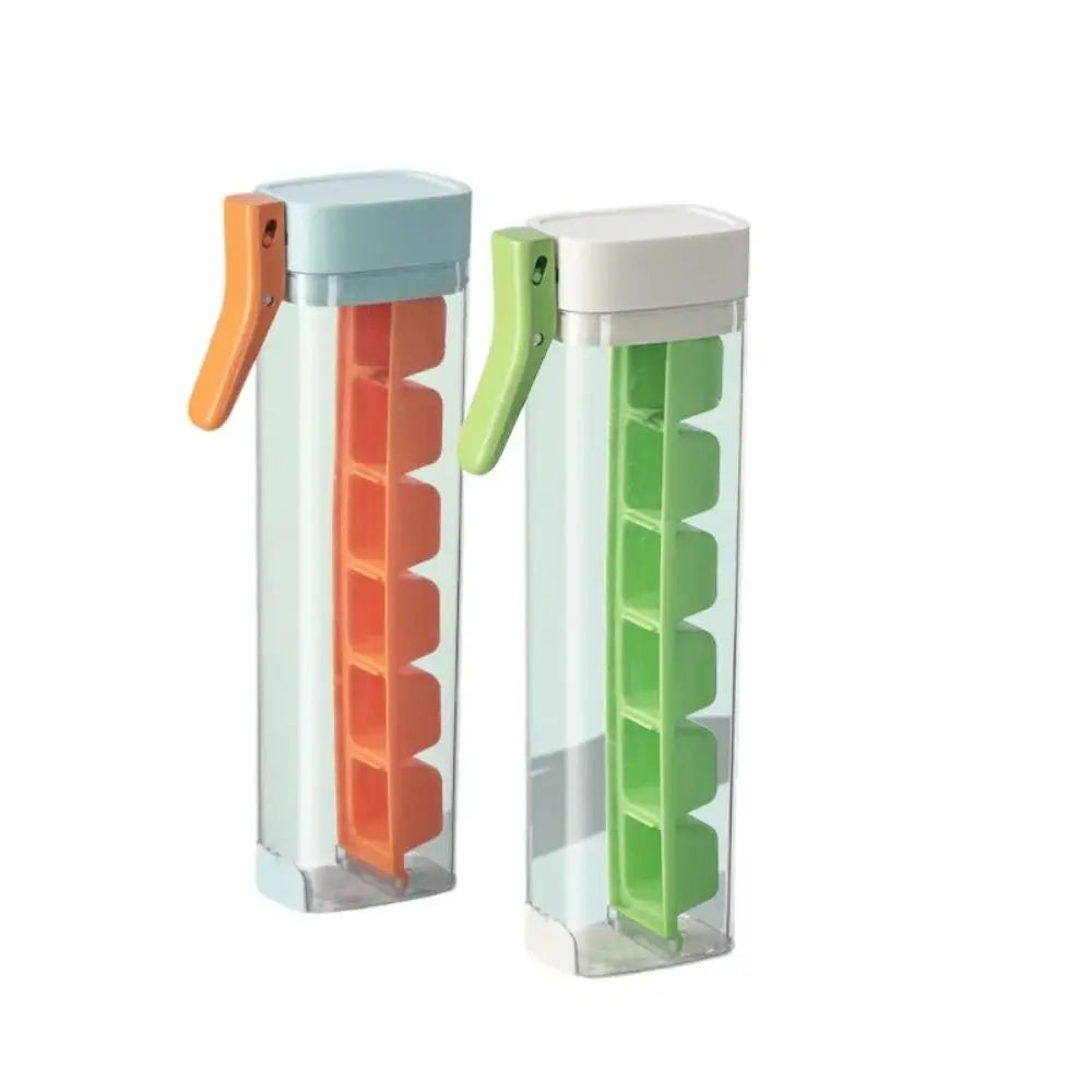 IceSphere Pro: Single-Handed 6-grid press for effortless ice hockey and cube making