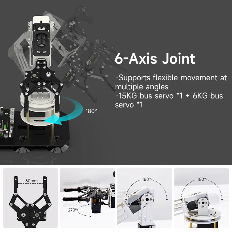 Robotic arm AI vision python programming