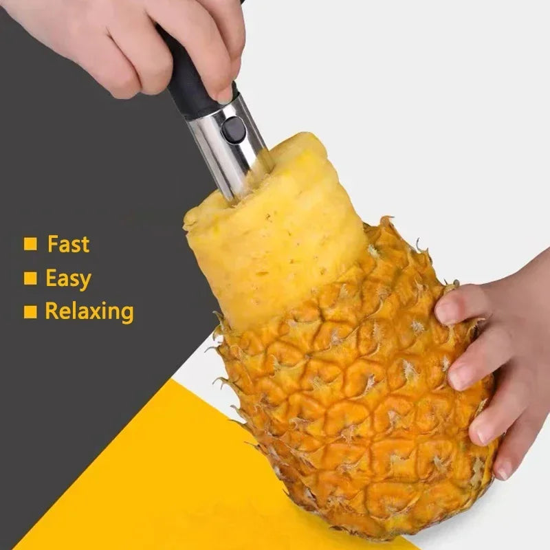 Pineapple slicer peeler cutter