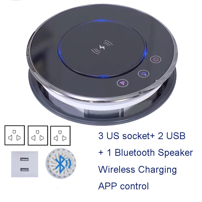 Smart lifting socket