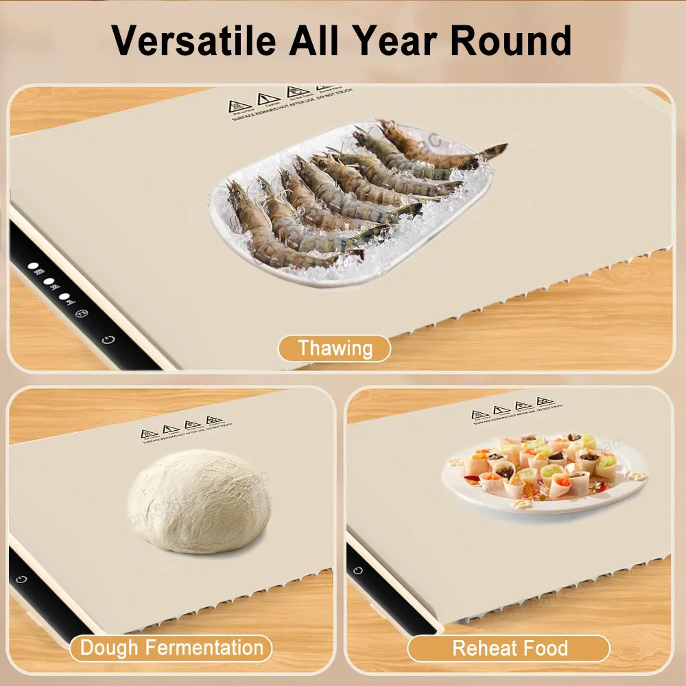 Electric warming tray food