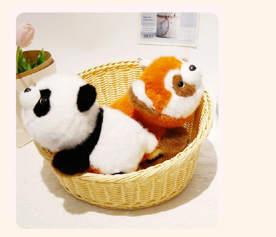 Red Panda Plush Pillow: Cuddly & Transforming