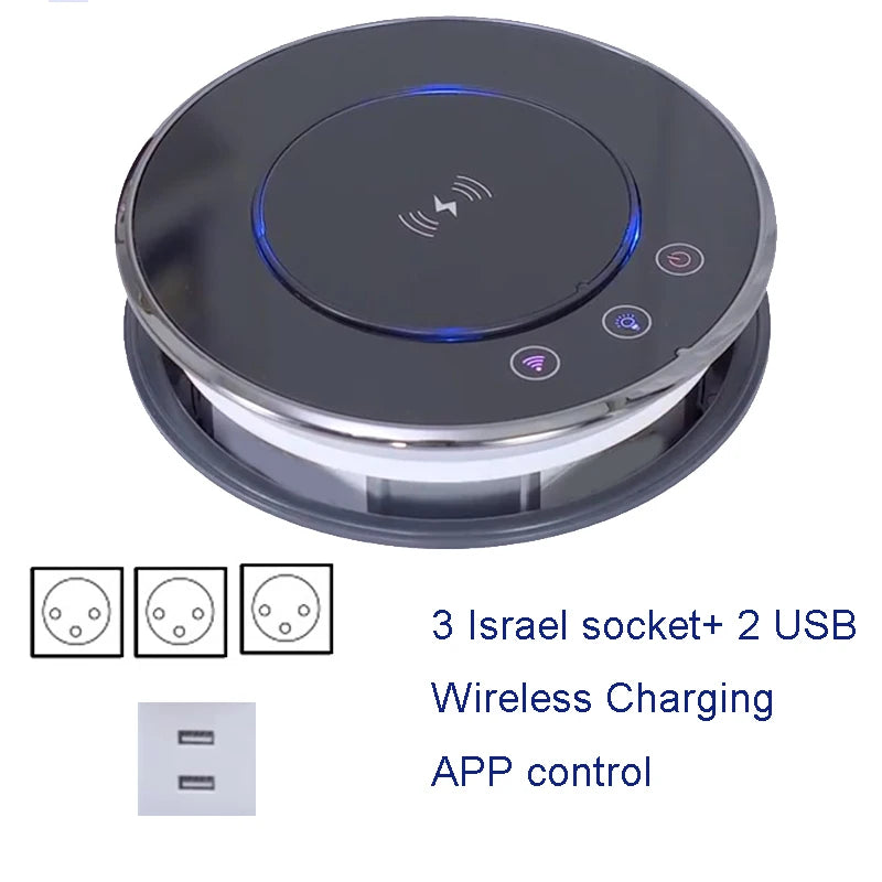 Smart lifting socket