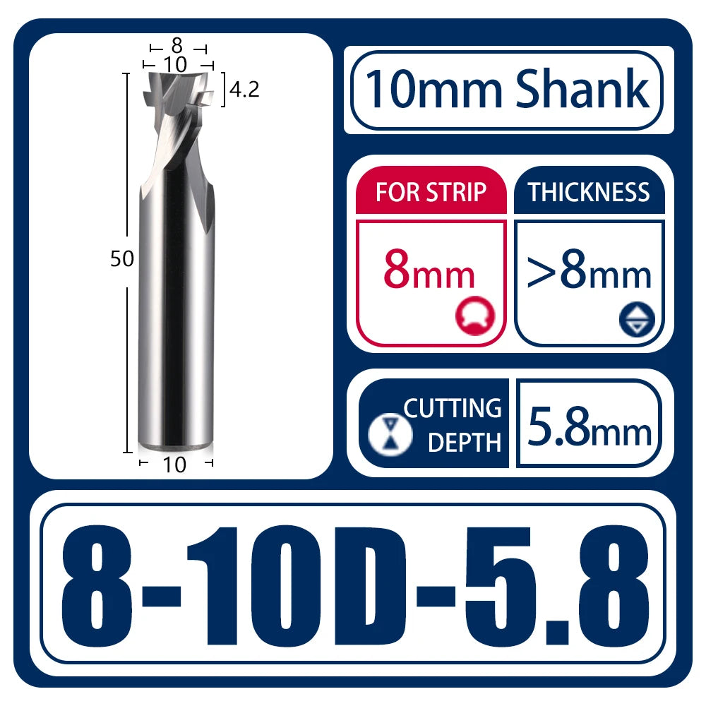 N010 milling cutter for neon light stripe
