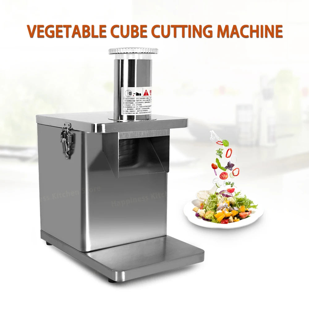 Electric vegetable cutter fruit slicer tomato pieces or cube !