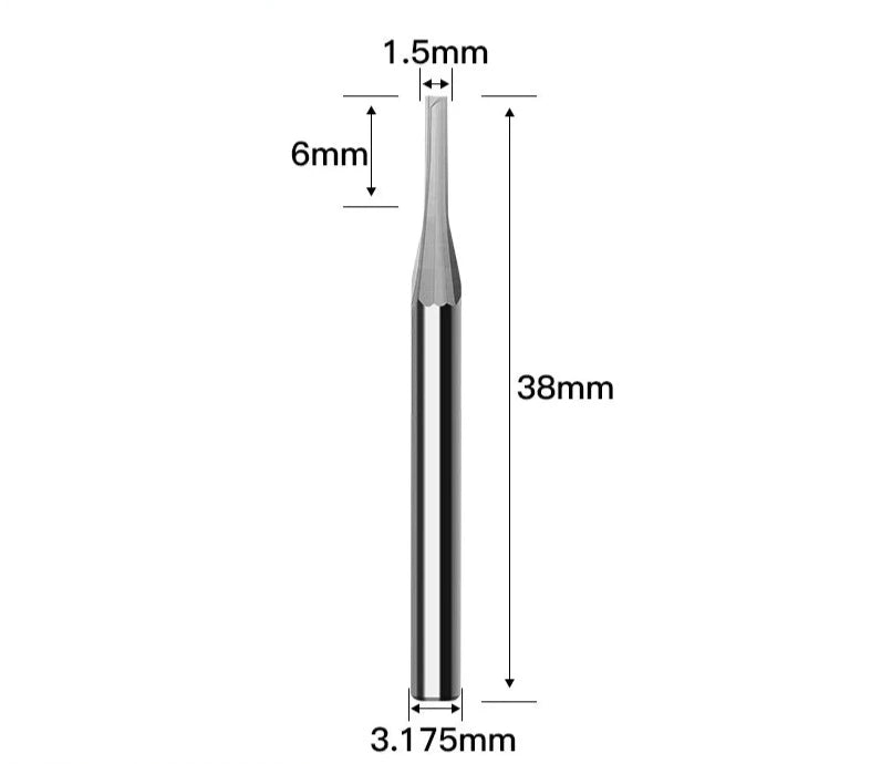 Expertly crafted for precision tungsten carbide CNC milling cutter and features 2 flutes.