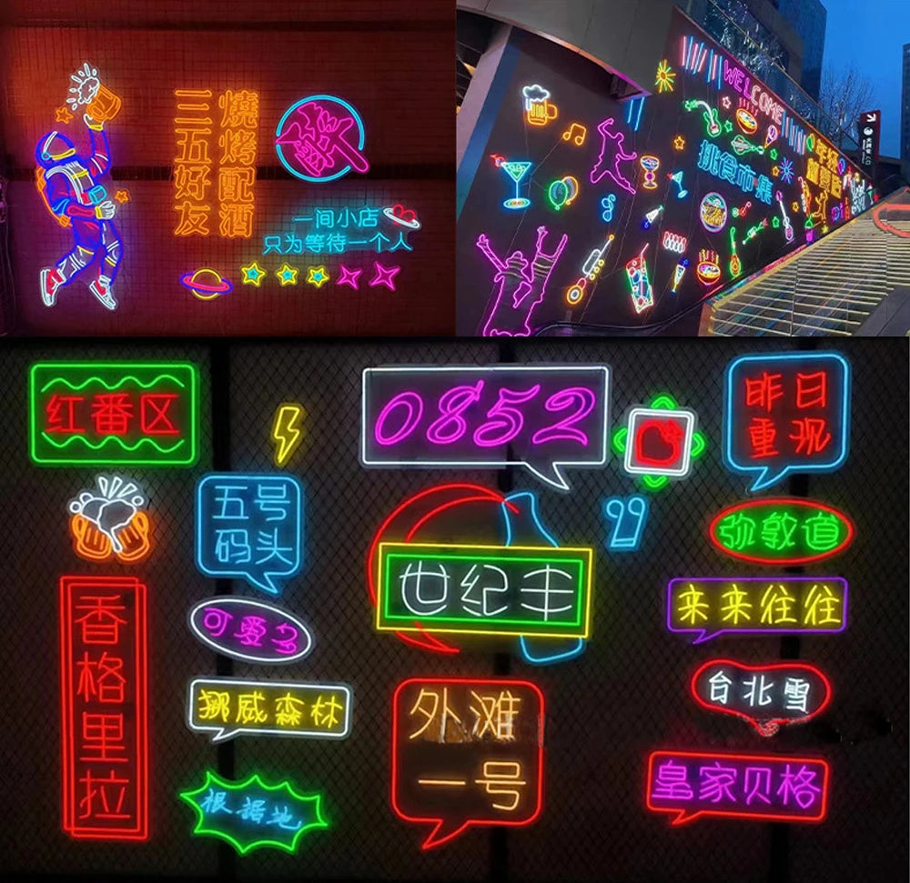 Outdoor neon strip model N109