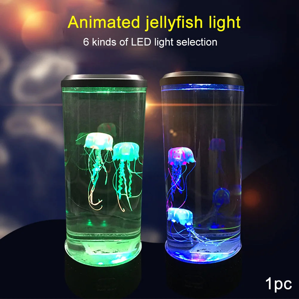 Jellyfish lamp led night light