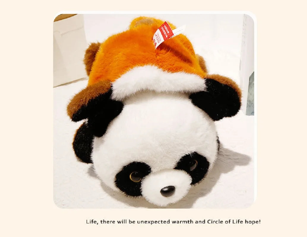 Red Panda Plush Pillow: Cuddly & Transforming