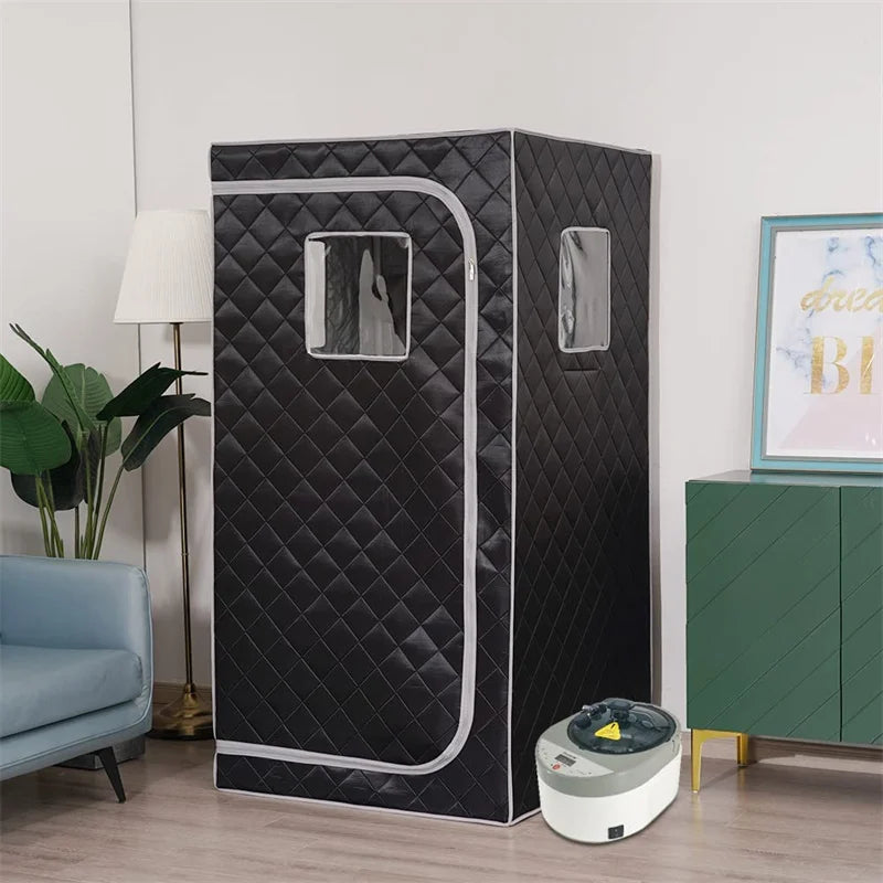 SteamSoothe Deluxe: Personal Full Body Home Sauna Spa