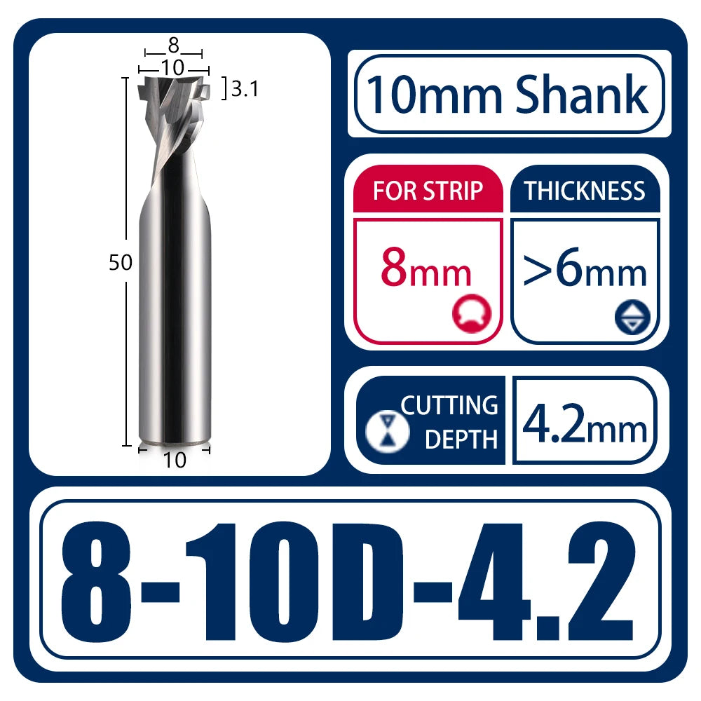 N010 milling cutter for neon light stripe