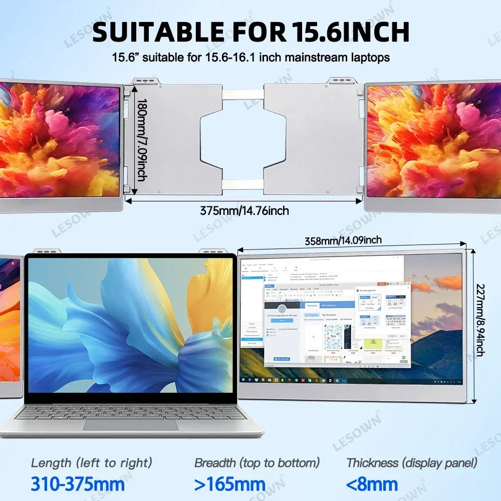 Double screen display extender