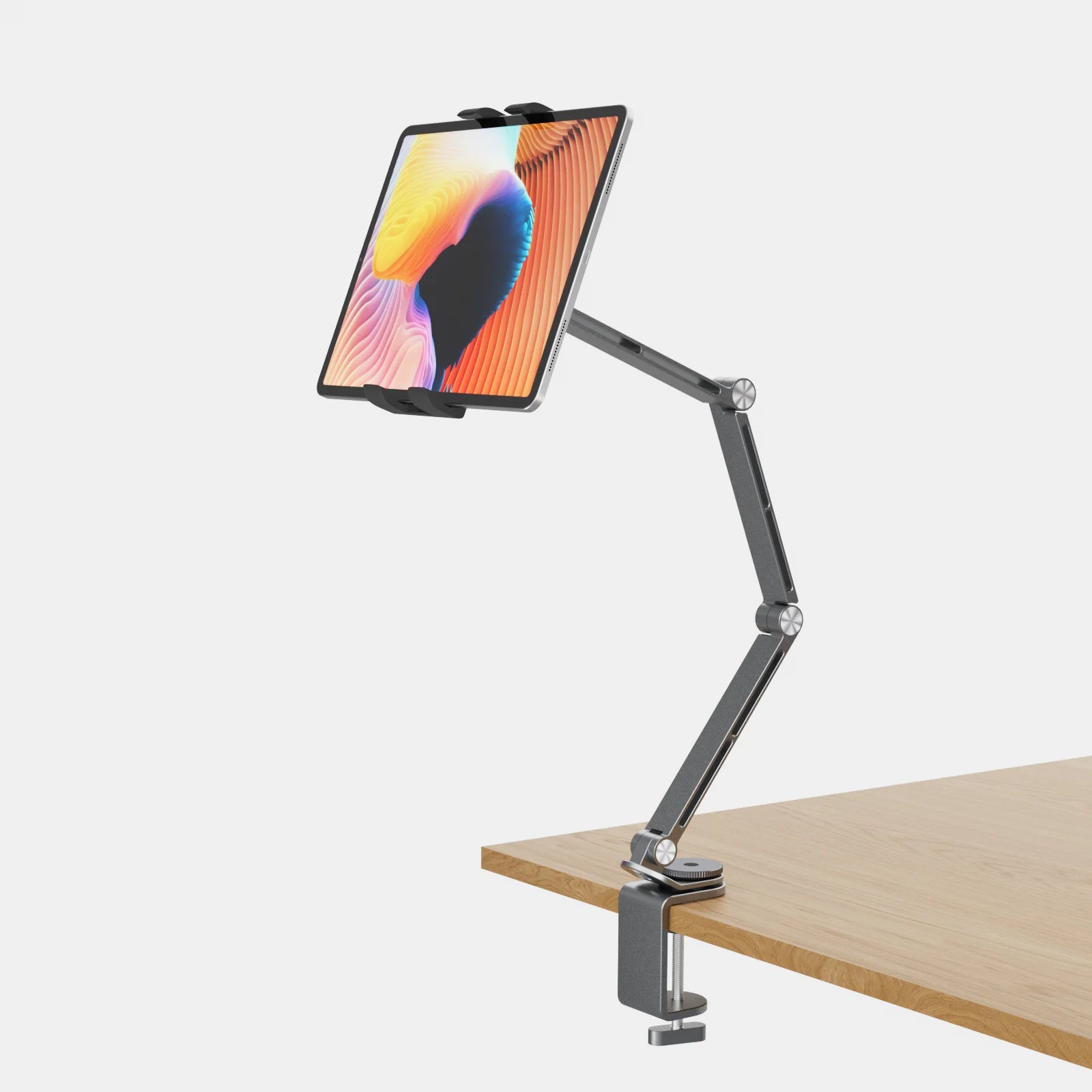 Tablet Holder Support for Pad Portable Monitor Holder Phone Stand Laptop Adjustable Rotating Tablet Clip Holder Mount