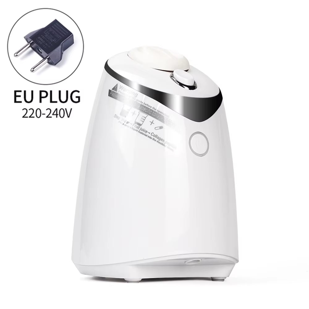 Self-Make Natural Fruit Face Mask Machine DIY Vegetable Juice Collagen Automatic Mask Maker Home Use Beauty Salon Mask Device