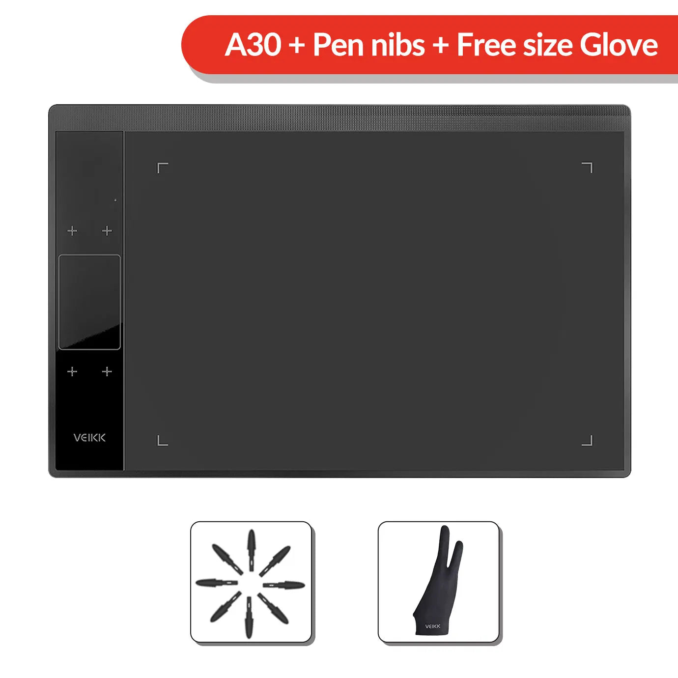 A30 Graphics Tablet Remote Office&Education 10X6 Inch Large Active Area Support Android Mac Linux Digital Drawing Tablets