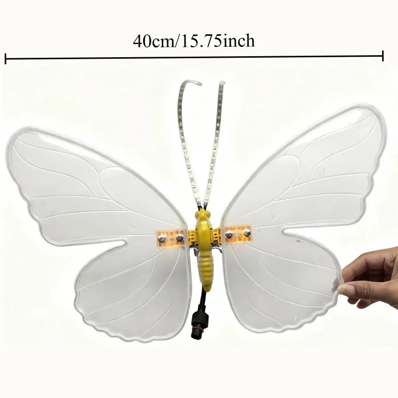 Butterfly Lights LED Butterflies Simulation Dynamic Static Butterfly Lights for Outdoor Home Decor Wedding Party DIY Decorations