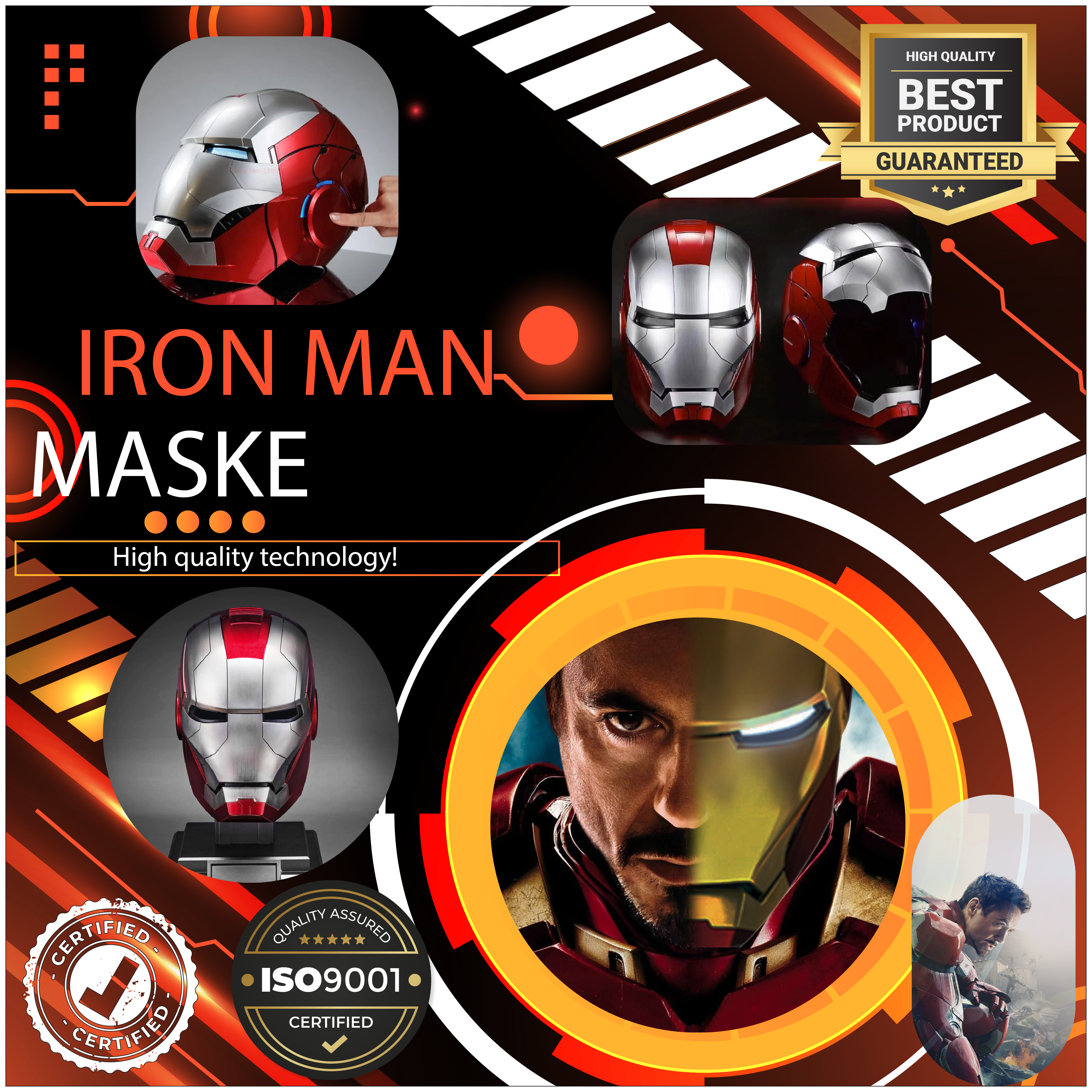 Transform into Iron Man! High quality technology! – Fronailo