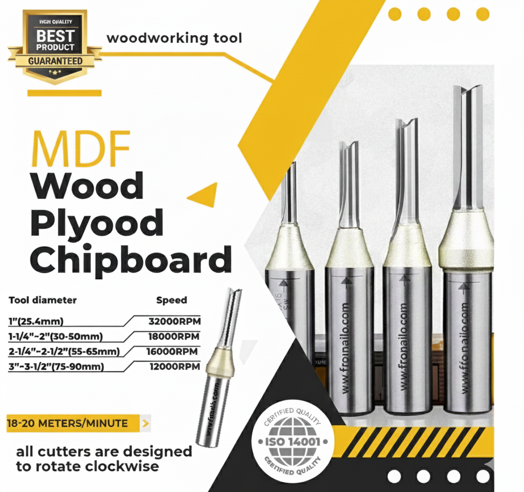 MDF/wood/plywood/chipboard  carbide (new technology has been applied)   milling/cutter bit