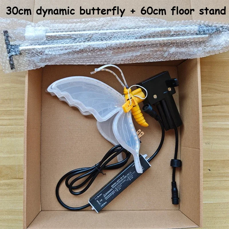 Butterfly Lights LED Butterflies Simulation Dynamic Static Butterfly Lights for Outdoor Home Decor Wedding Party DIY Decorations