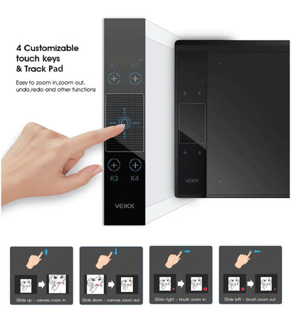A30 Graphics Tablet Remote Office&Education 10X6 Inch Large Active Area Support Android Mac Linux Digital Drawing Tablets