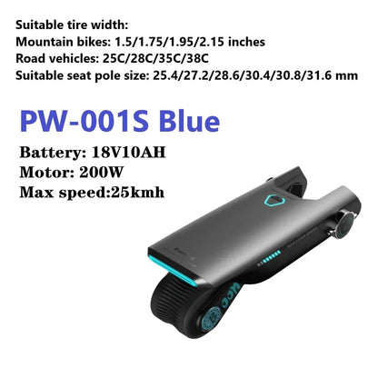 Bicycle Electric Booster 18V 200W Portable Bicycle Booster Durable Accessories for Bicycle Electric Bike Mountain Bike Suite