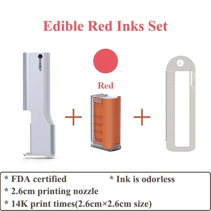Evebot Printpen Handheld Portable Mini Coffee Printpen Latte Art Macaron Cookie DIY Design Printer Bluetooth 4.2