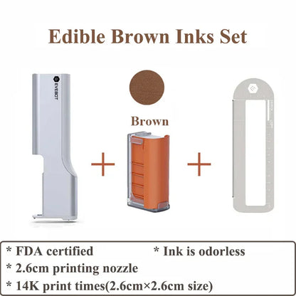 Evebot Printpen Handheld Portable Mini Coffee Printpen Latte Art Macaron Cookie DIY Design Printer Bluetooth 4.2